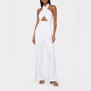 White Linen Milly Jumpsuit NWT